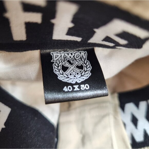 Dixxon Pants Mens 40x30 Khaki D-Flex Chino Casual Straight Fit Outdoors - Picture 4 of 5